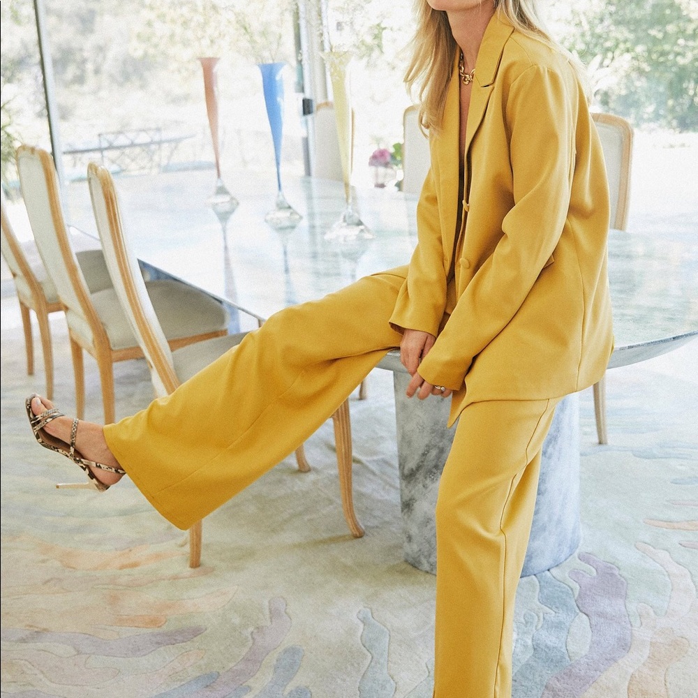 Nasty Gal suit with double-breasted jacket